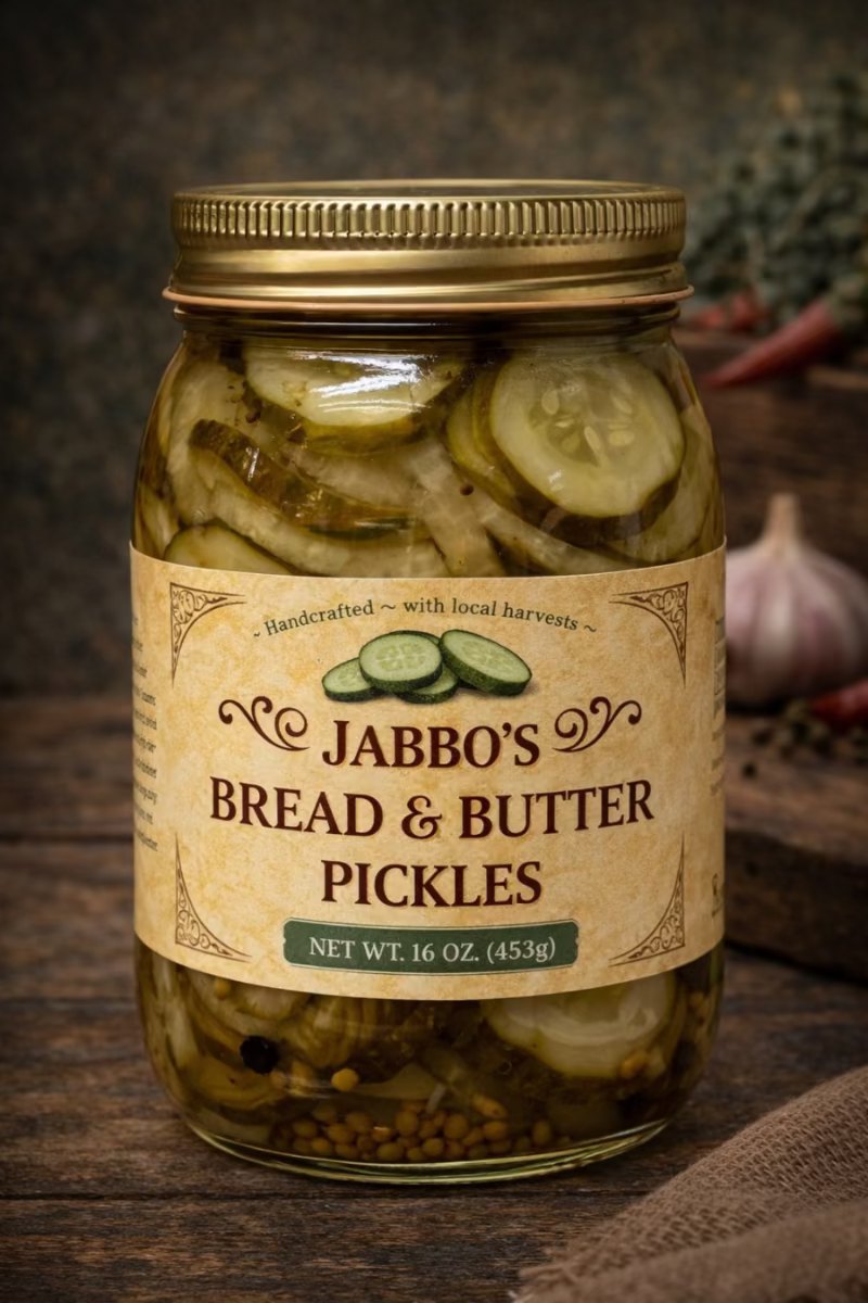 Jabbo's Bread and Butter Pickles