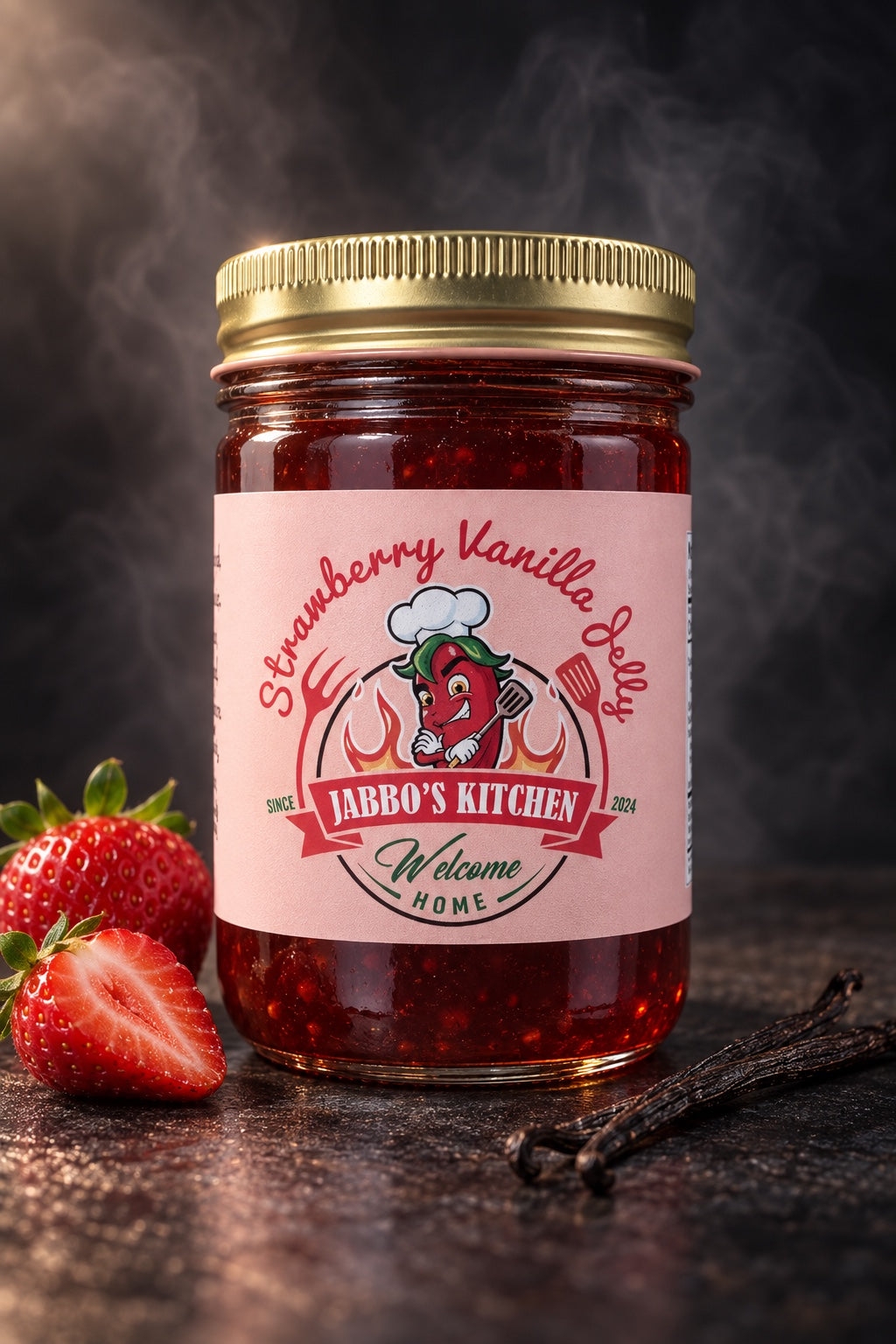 Strawberry Vanilla Jelly