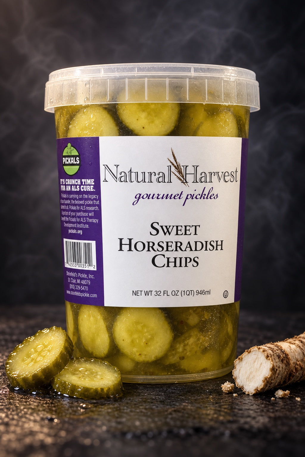 Sweet Horseradish Pickle Chips